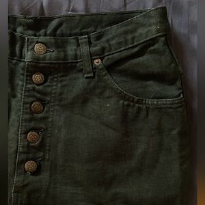 Dark green vintage Wearwolf jeans